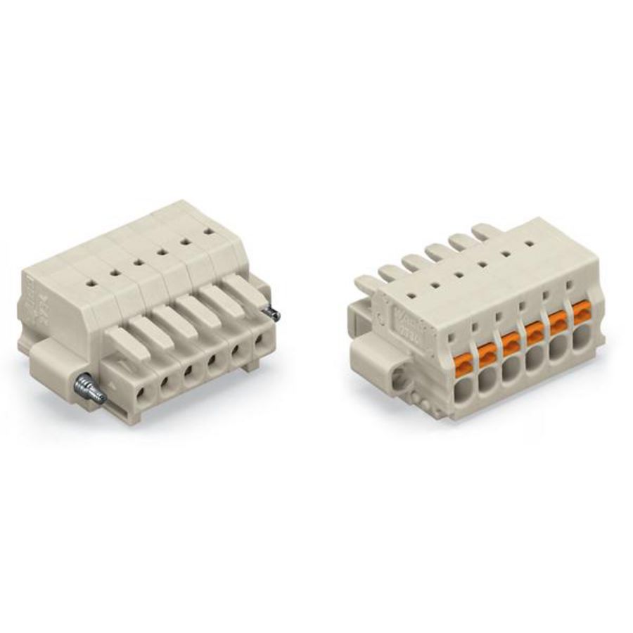 1-draads FE steker druk li.grijs 2734-103/107-000 VVE=100