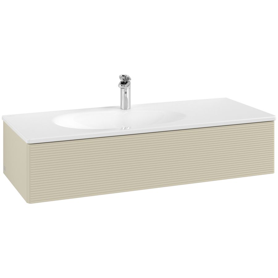 Wastafelonderkast Antao 1188x256x493mm S.Grey Matt Lacquer L03100HJ