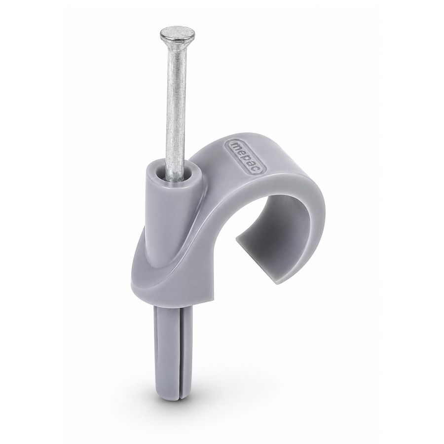 Doos a 100st. Plugclip nagel 16/19mm grijs