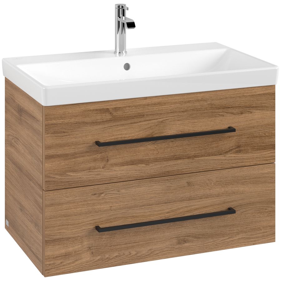 Wastafelonderkast Avento 780x514x484mm Oak.Kans A89110RH