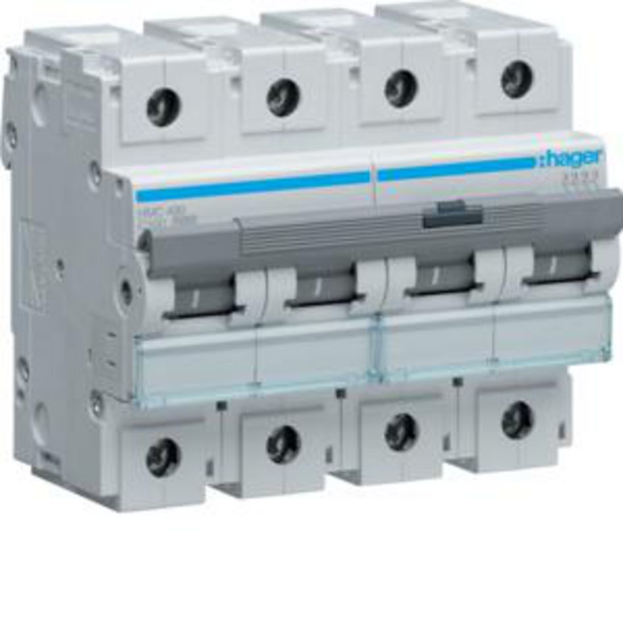 Installatieautomaat 4-polig 100A C-karakteristiek 15kA