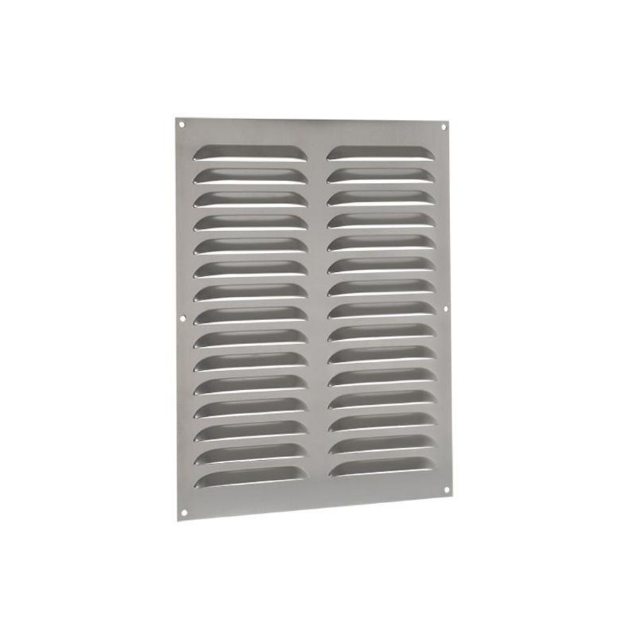ALU schoepenrooster vlak model 250x300mm