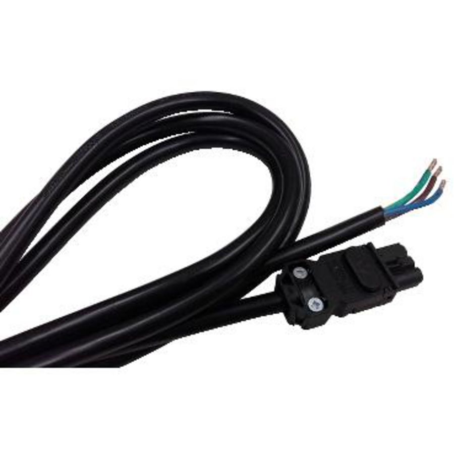 Power cable 3m long for IEC Multi-fixing LED lamps