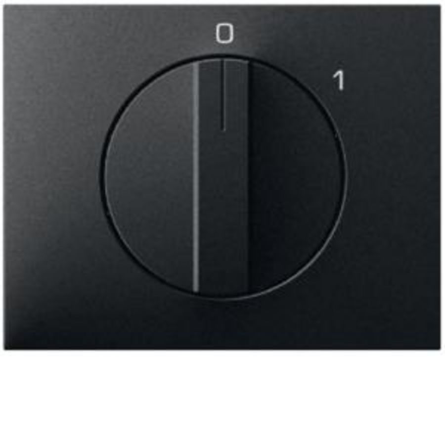 Afdek. v draaischakelaar berker K.1/K.5 antraciet