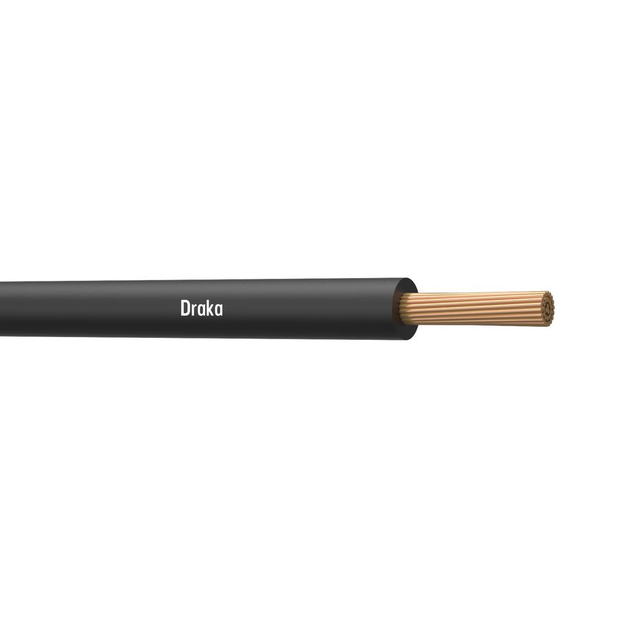 Doos a 100m. montagedraad H07V2-K 90° hittebestendig VMDS bk# 1mm² (Zwart)