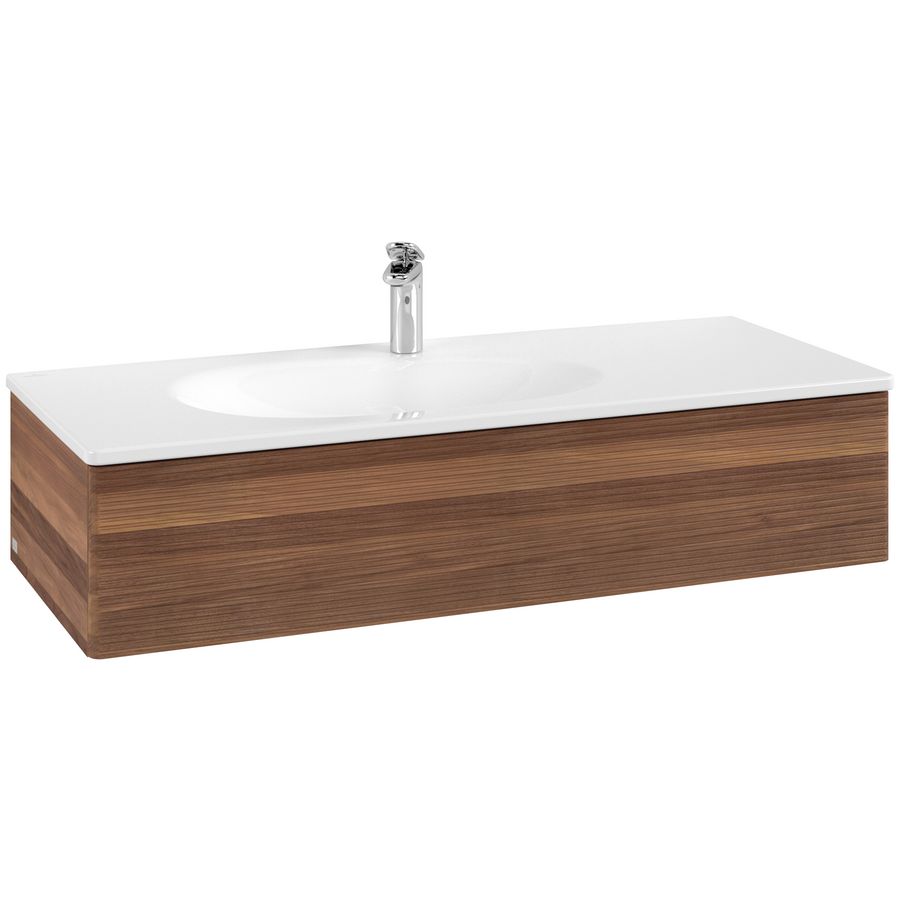 Wastafelonderkast Antao 1188x256x493mm Warm Walnut K03100HM