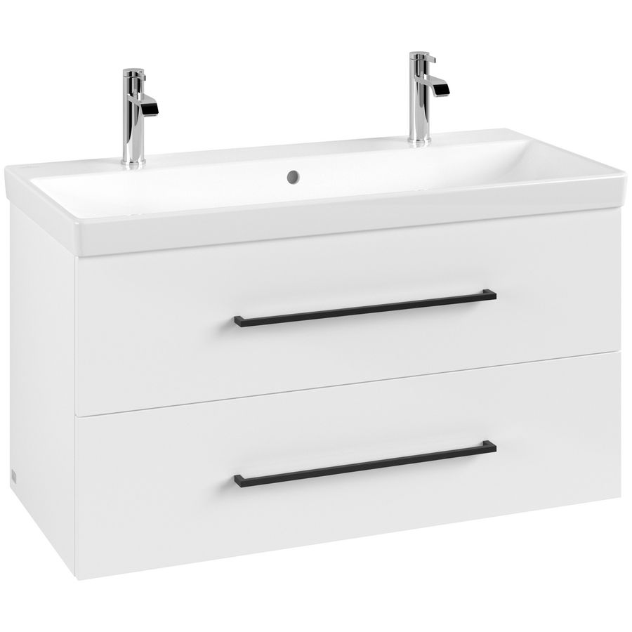Wastafelonderkast Avento 980x514x484mm Bril.White A89210VE