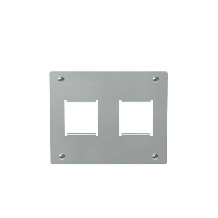 Multibox inzetraam 2x M45 leeg 45x45mm