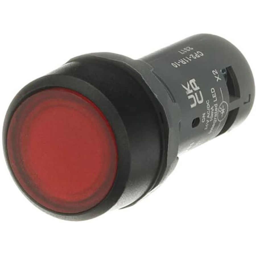 CP2-11R-10 Drukknop LED 24V AC/DC Compact VVE=10