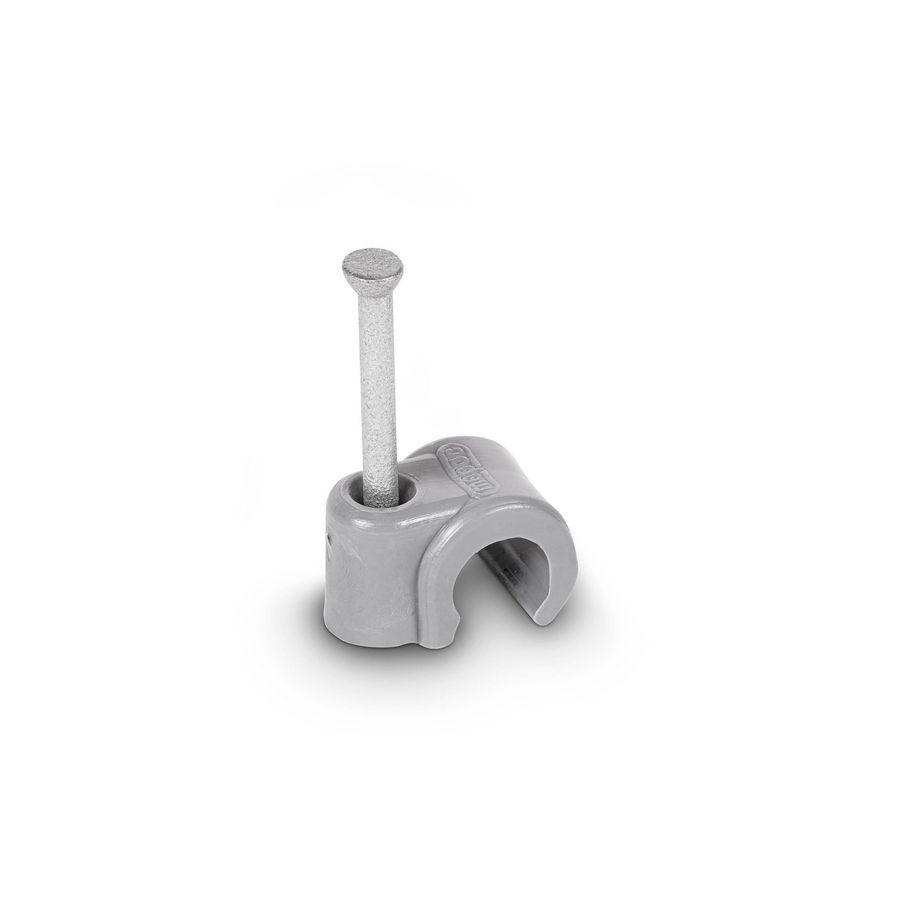 Doos a 100st. Spijkerclip 8/10mm grijs