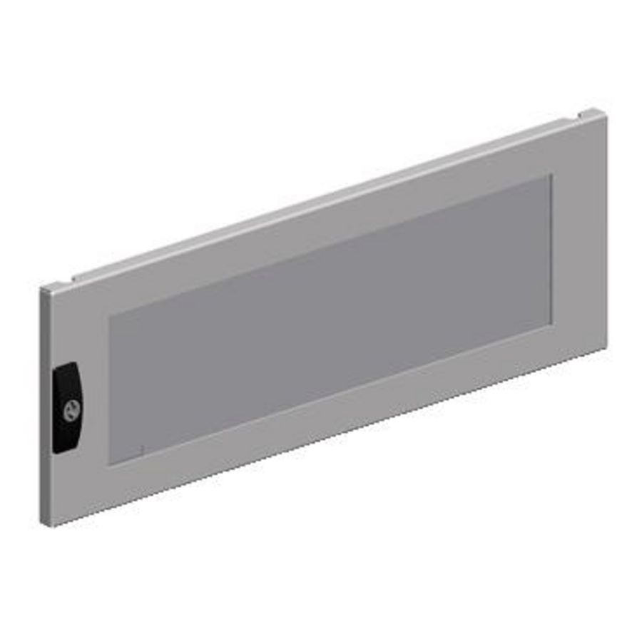 Deur met transparante ruit 600x800mm Spacial SF