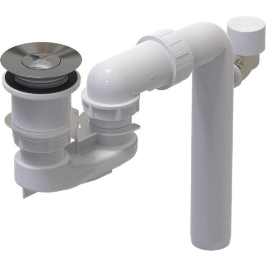Overloop- en afvoerdeksel Stone White