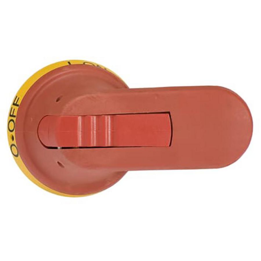 Pistoolgreep geel/rood IP65