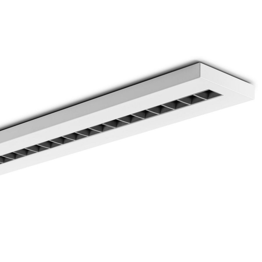 LED-Opbouwarmatuur 4000K 26W DALI zwart raster