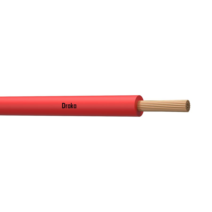Doos a 100m. montagedraad H07V2-K 90° hittebestendig VMDS rd# 1mm² (Rood)