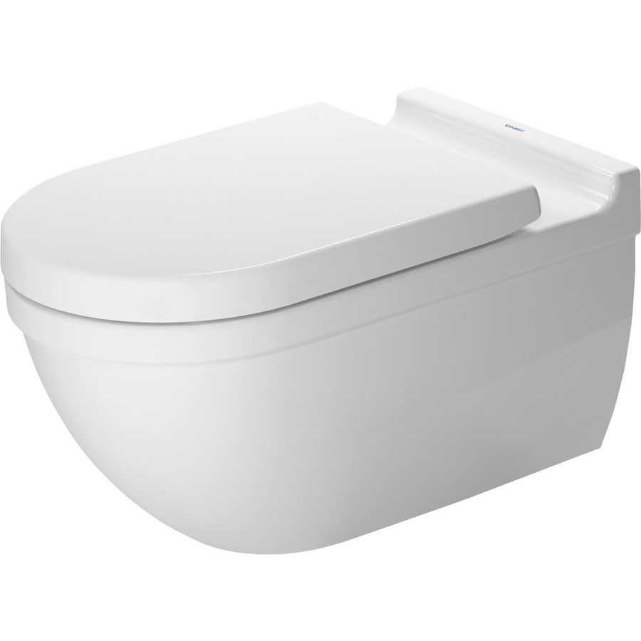 STARCK 3 #222609 wandcloset 620mm wit diepspoel gesloten durafix 3ltr./6ltr. (excl. zitting)