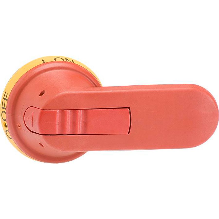 Pistolgreep voor OT315-OT geel-rood Ø12 L.95 IP 65