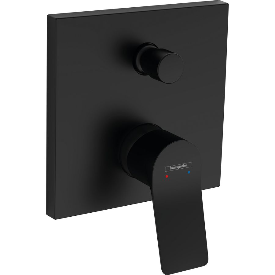 Afbouwdeel Vivenis 1-hendel inbouwbadmengkraan mat zwart