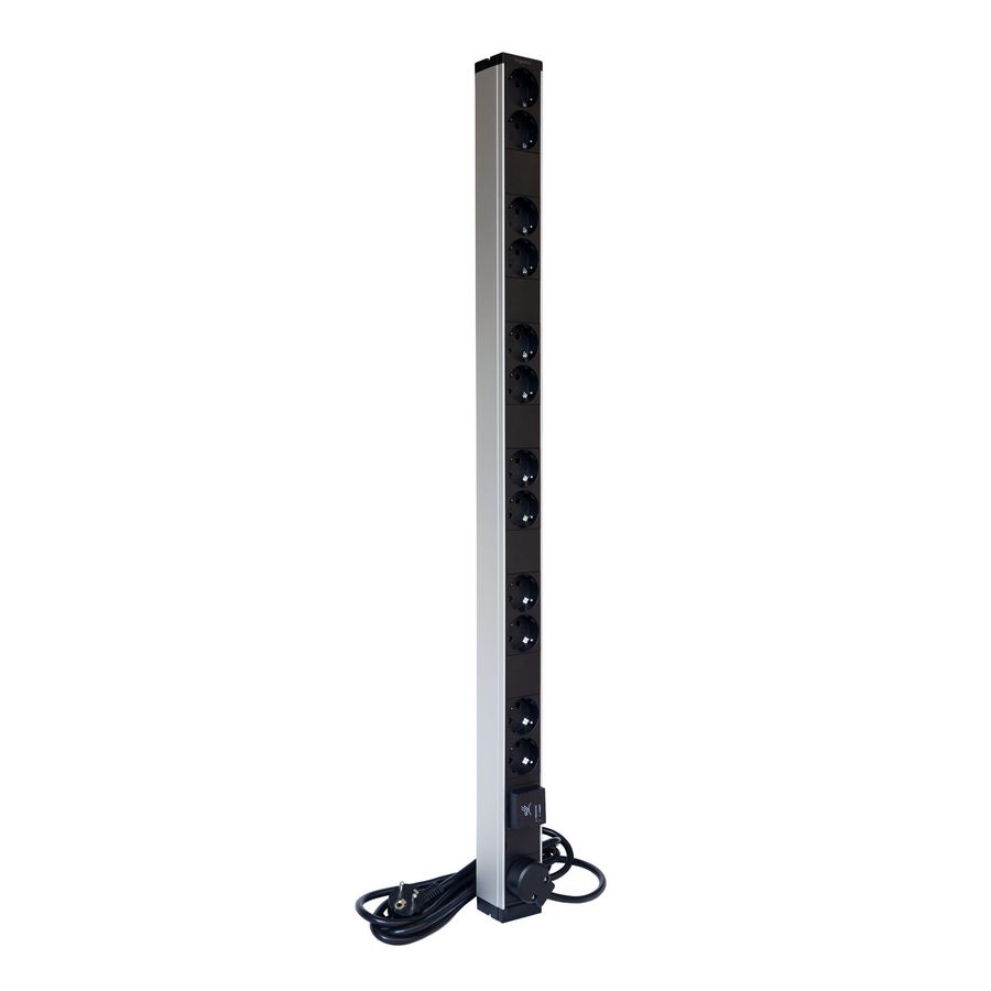 Power Distribution Unit zero-U 12x C16 overspanningsbev.