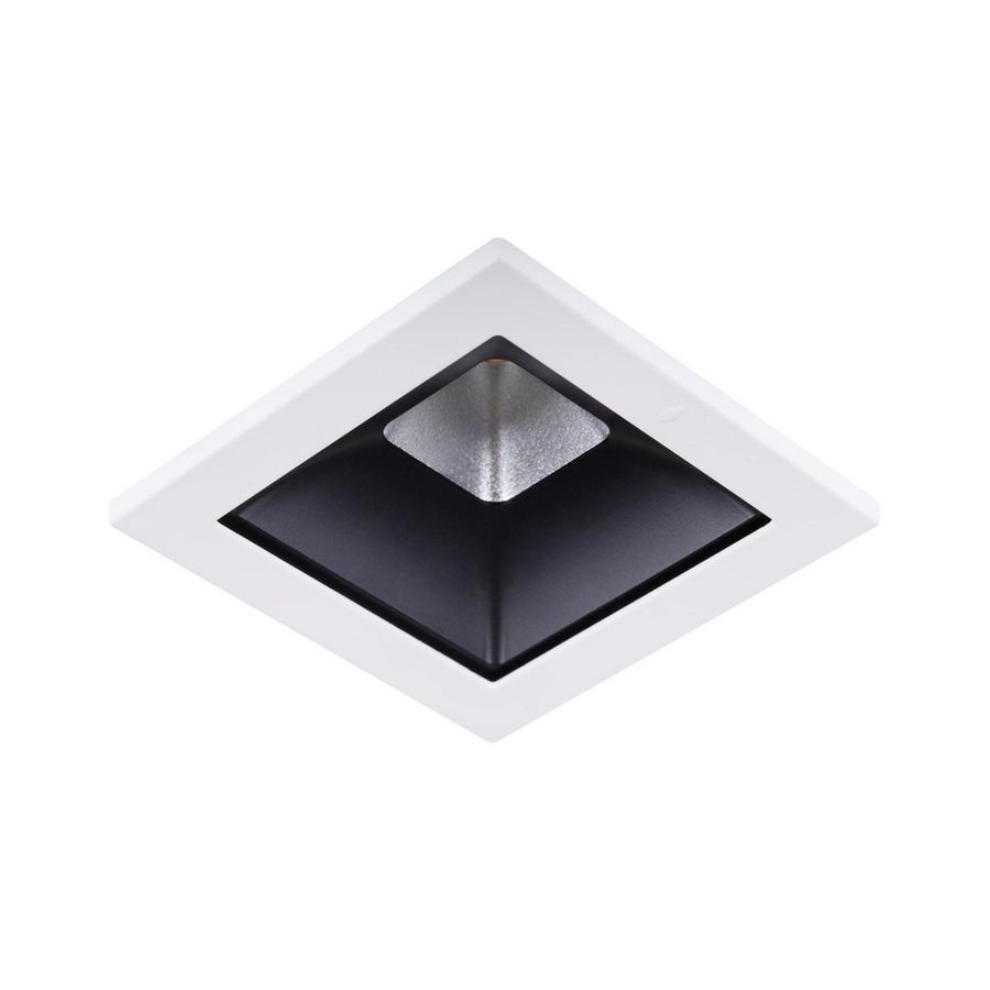 Downlight MYRIAD SQ IP65 wit 4000K flood refl zwart dali