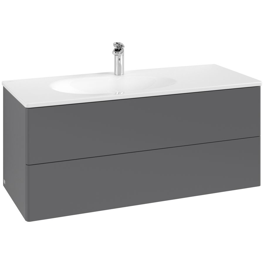 Wastafelonderkast Antao 1188x504x493mm Antr. Matt Lacquer K06000GK