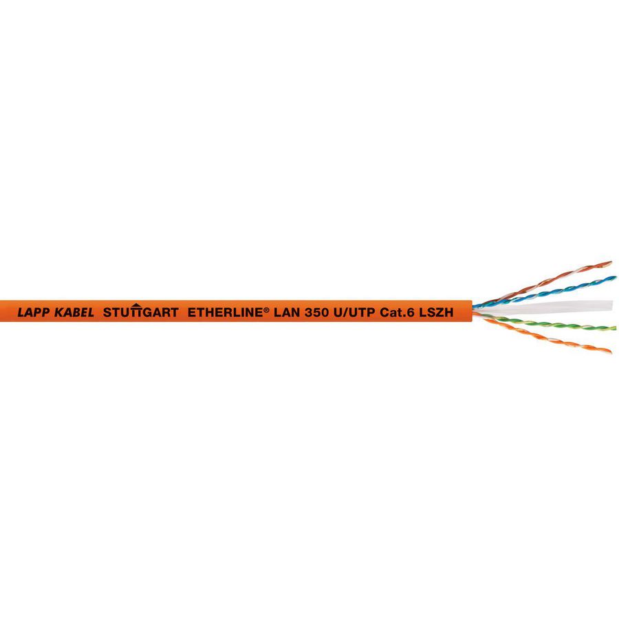 Haspel a 1000m. ETHERLINE LAN Cat.6 U/UTP 4x2xAWG24 LSZH