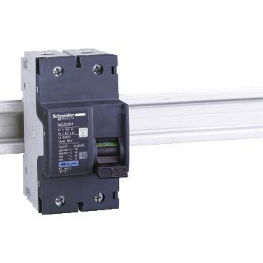 Installatieautomaat 2-polig In= 10A C-karakteristiek NG125H