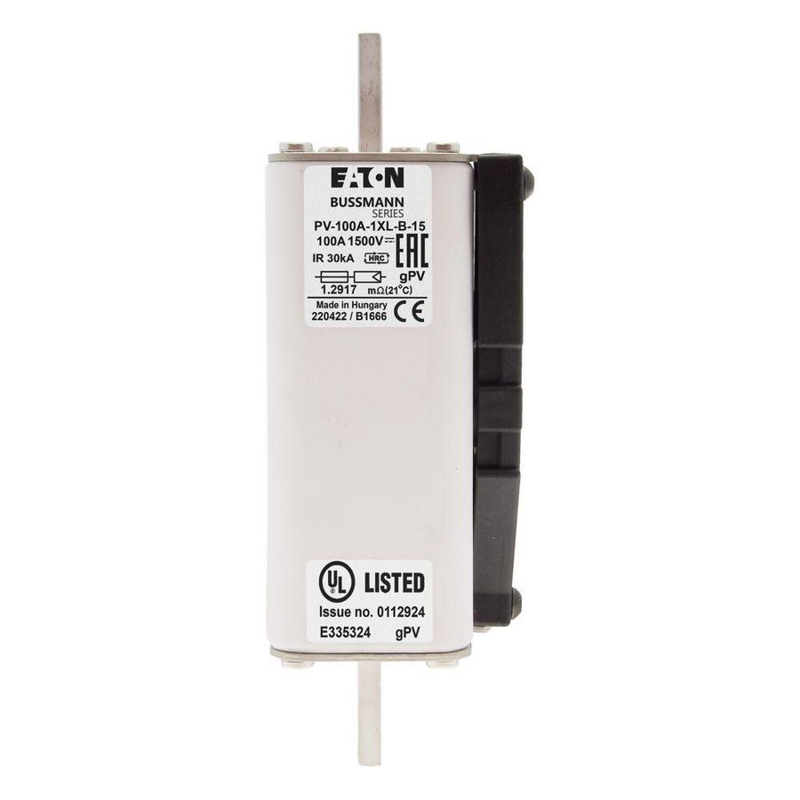 Zekering hoge snelheid 100A DC 1500V 1XL 51x189mm gPV IEC