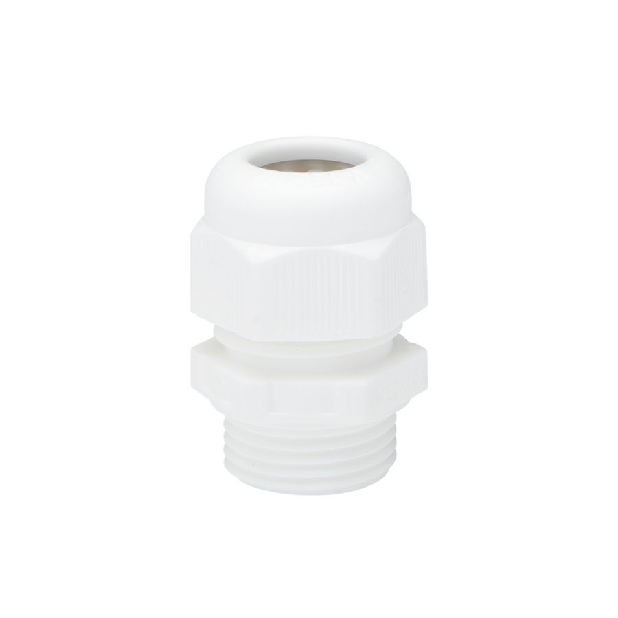 Spuitwaterdichte M20-kabelwartel wit
