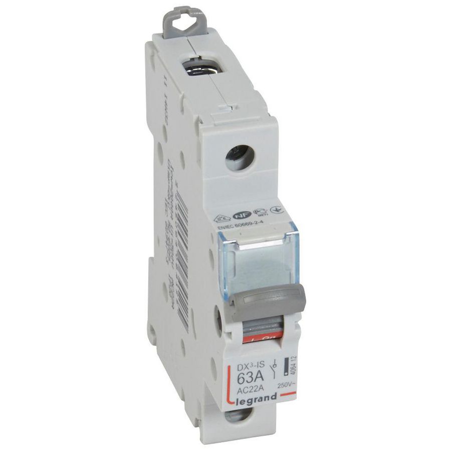 Lastschakelaar DX3 1P 63A 1 modulen VVE=10