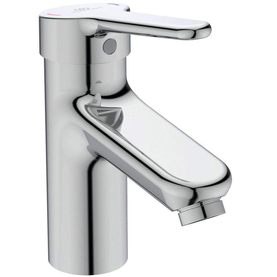 Ceraplus 2 wastafelmengkraan chroom met greep 110mm