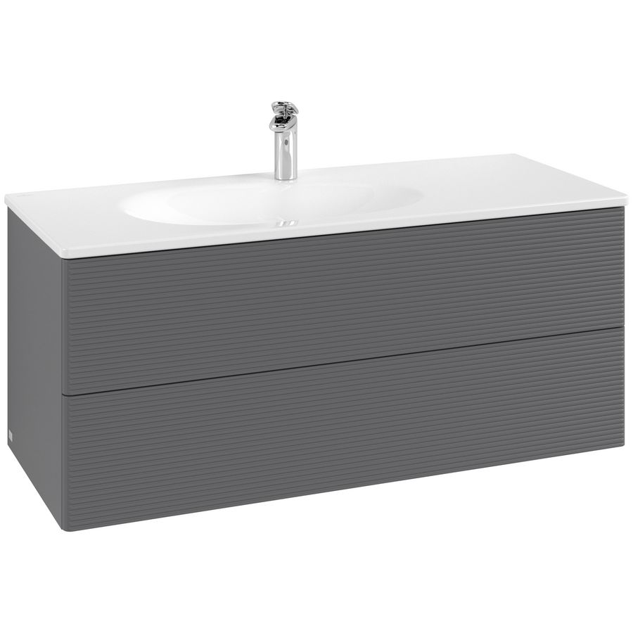 Wastafelonderkast Antao 1188x504x493mm Antr. Matt Lacquer L06100GK