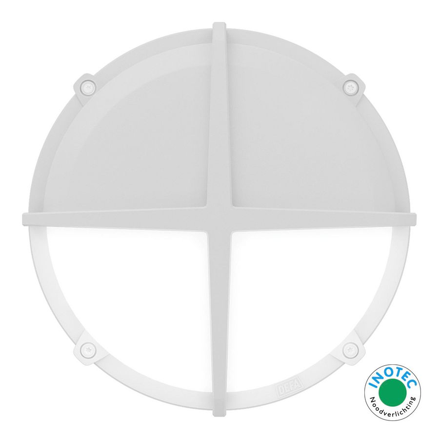 Neptune 2.0 Half Cover LED 8W 3000K Wit + Nood EL1