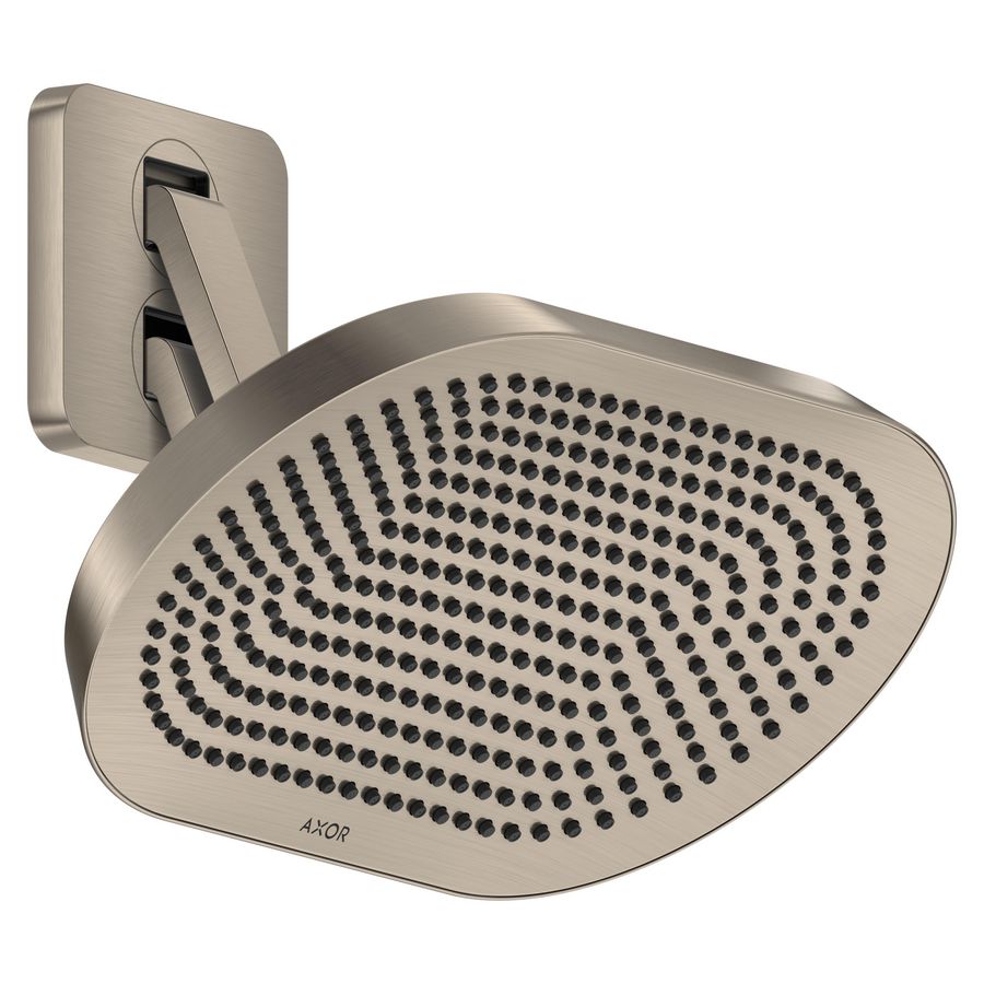 hoofdd AXOR ShowerSphere 370/220 2 straalsoorten EcoSmart verstelb. Brushed Nickel