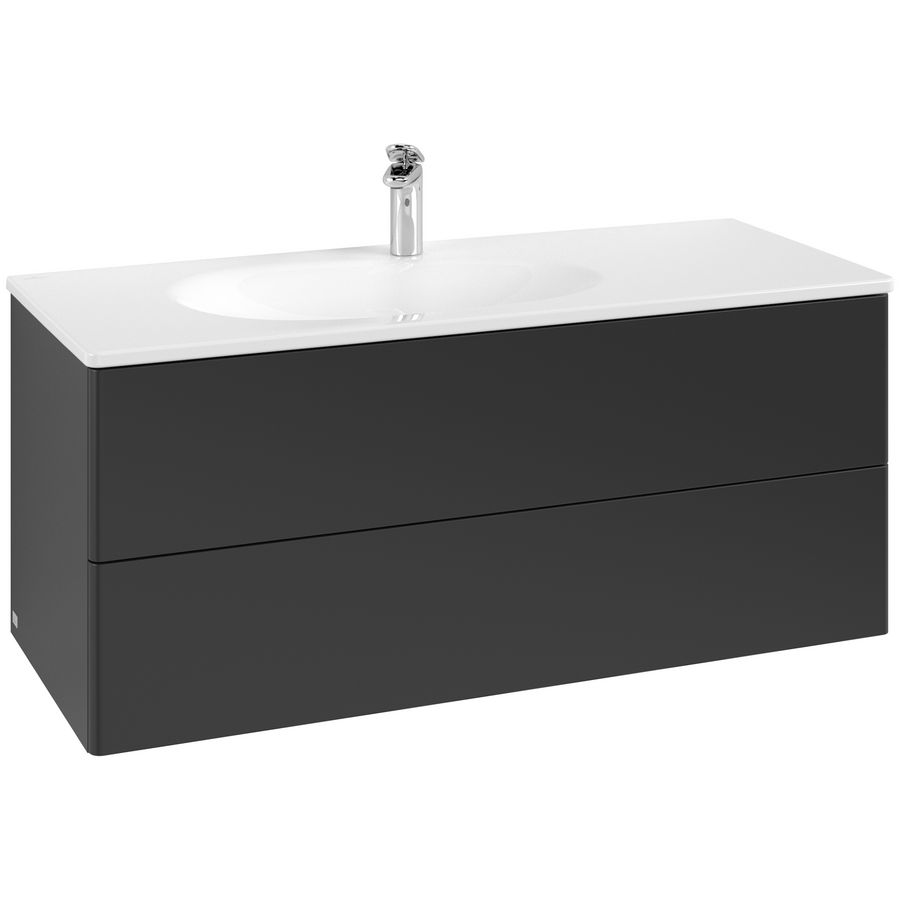 Wastafelonderkast Antao 1188x504x493mm Black Matt Lacquer L06000PD