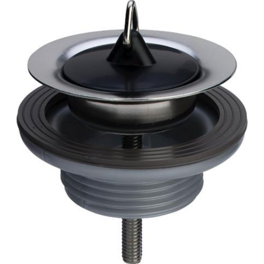 Universele afvoerplug 1.1/4"x60mm grijs kunststof simplex 5121.3