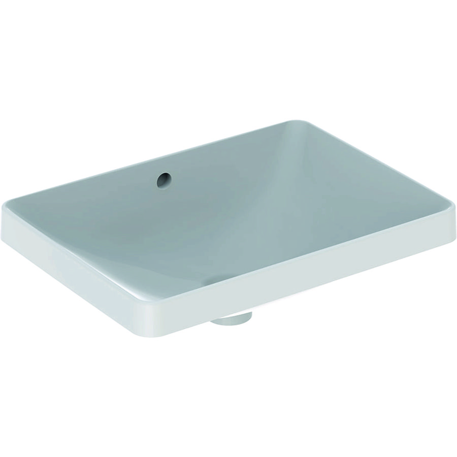 VariForm opbouwwastafel rechthoekig 55x40cm met overloop Tec