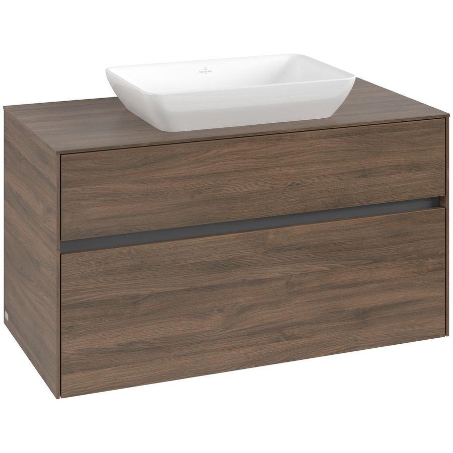 Wastafelonderkast Collaro 1000x548x500mm Ariz.Oak C10900VH
