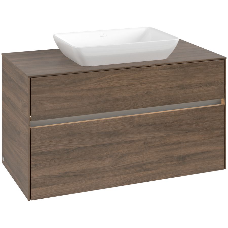 Wastafelonderkast Collaro 1000x548x500mm Ariz.Oak C109B0VH