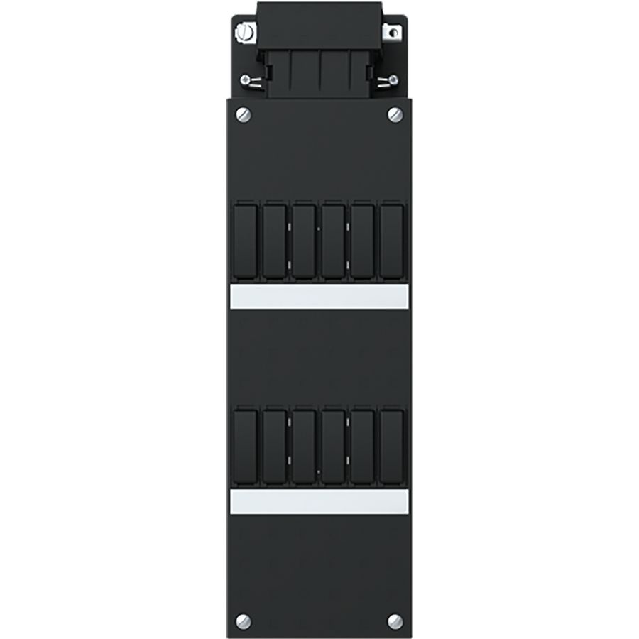 Lege kast 110 x 330 voorzien van 1 fase busboard met invoer