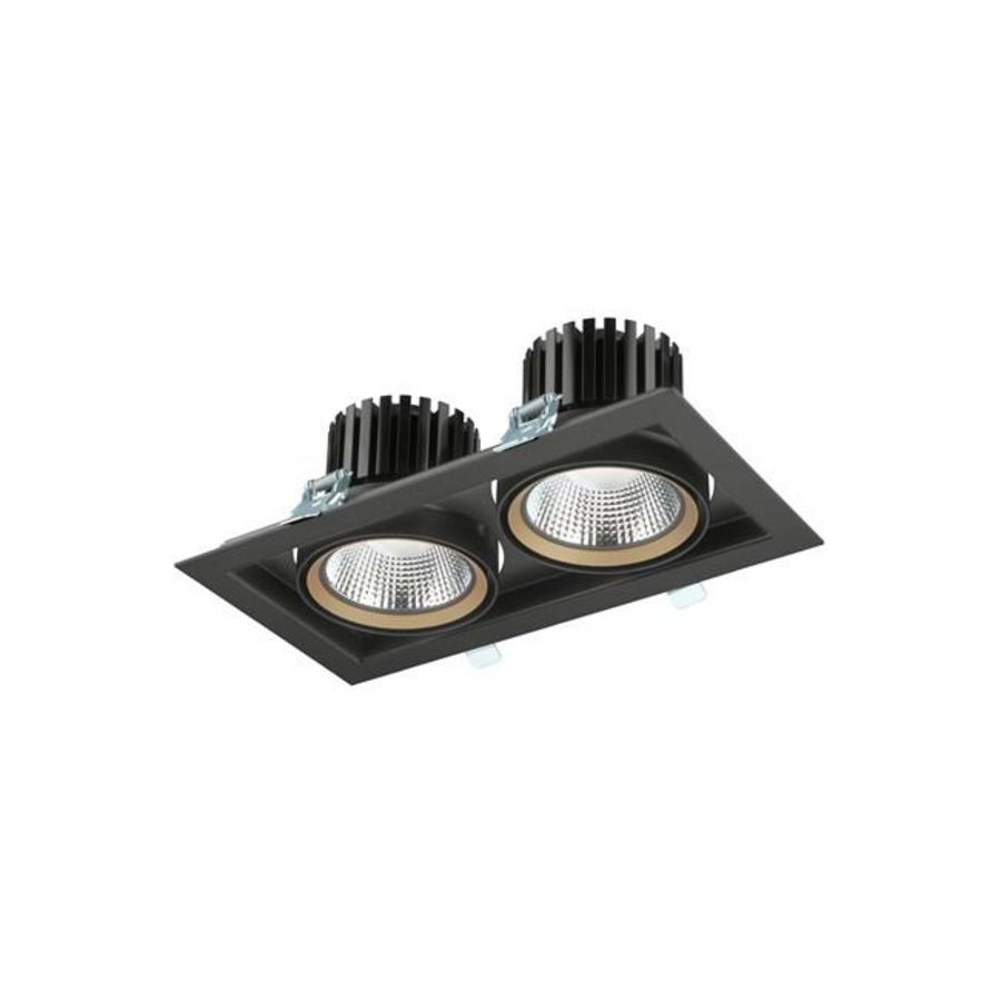 Downlight EXPOSPOT 90 DUO HO 90 4000K MB zwart