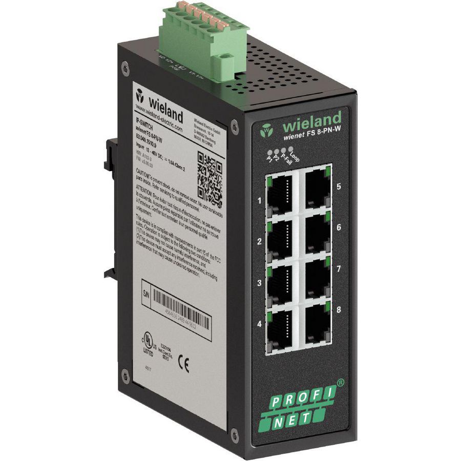 Netwerkswitch IP wienet fs 8-pn-w