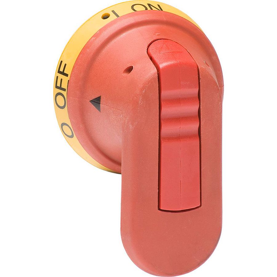 Pistoolgreep geel IP65 diameter 6 mm vergrendelbaar