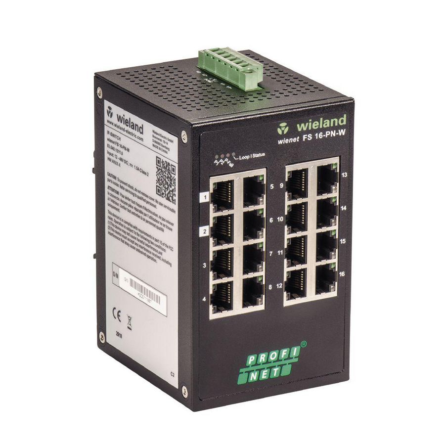 Netwerkswitch IP wienet fs 16-pn-w
