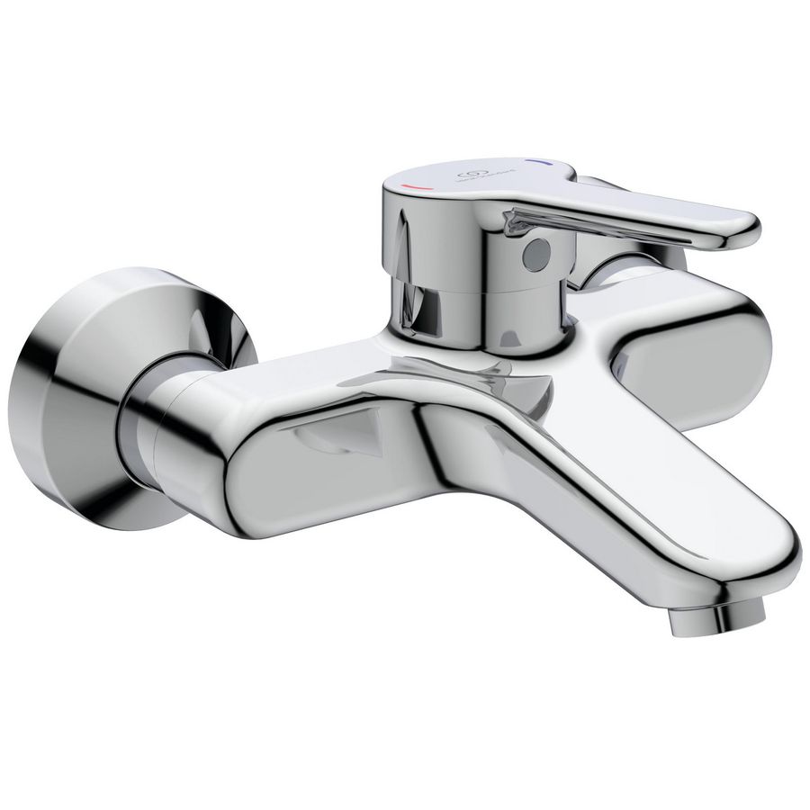 CeraPlus 2 wandmengkraan chroom greep 110mm incl. S-koppeling