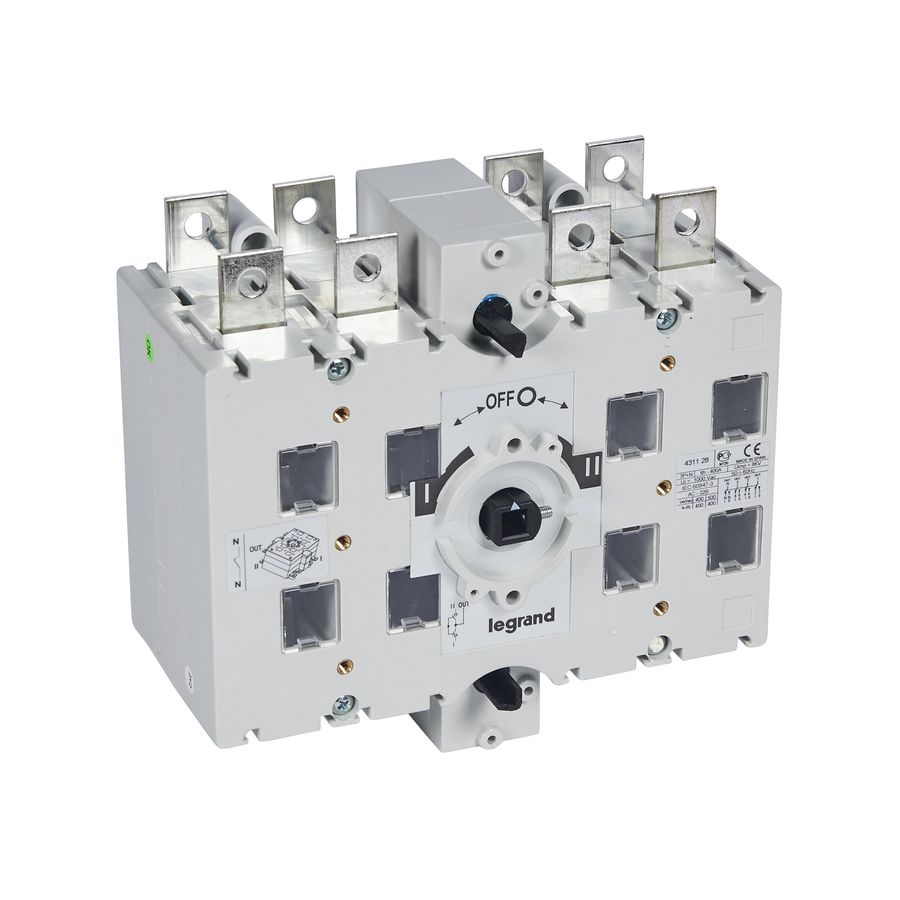 Lastomschakelaar DCX-M 400A 3-polig + N maat 3
