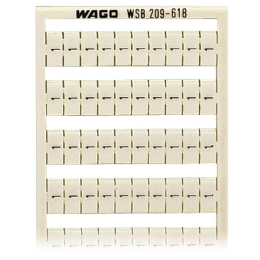 WSB-markeringskaart als kaart bedrukt wit 209-618 VVE=5