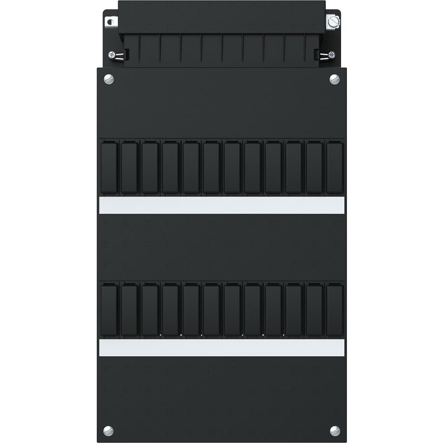 Installatiekast leeg  220x110mm 1 fase triple busboard