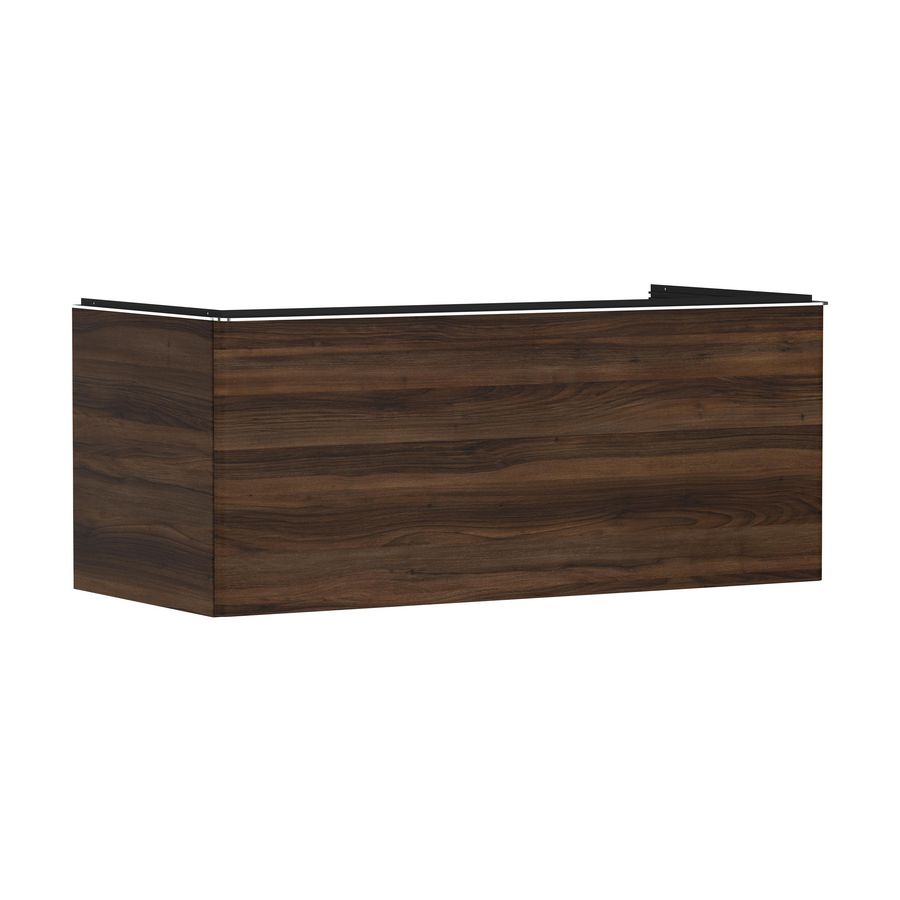 Onderkast Dark Walnut 1180x550mm 1x la voor consoles greepkleur chroom Xelu Q 54065000