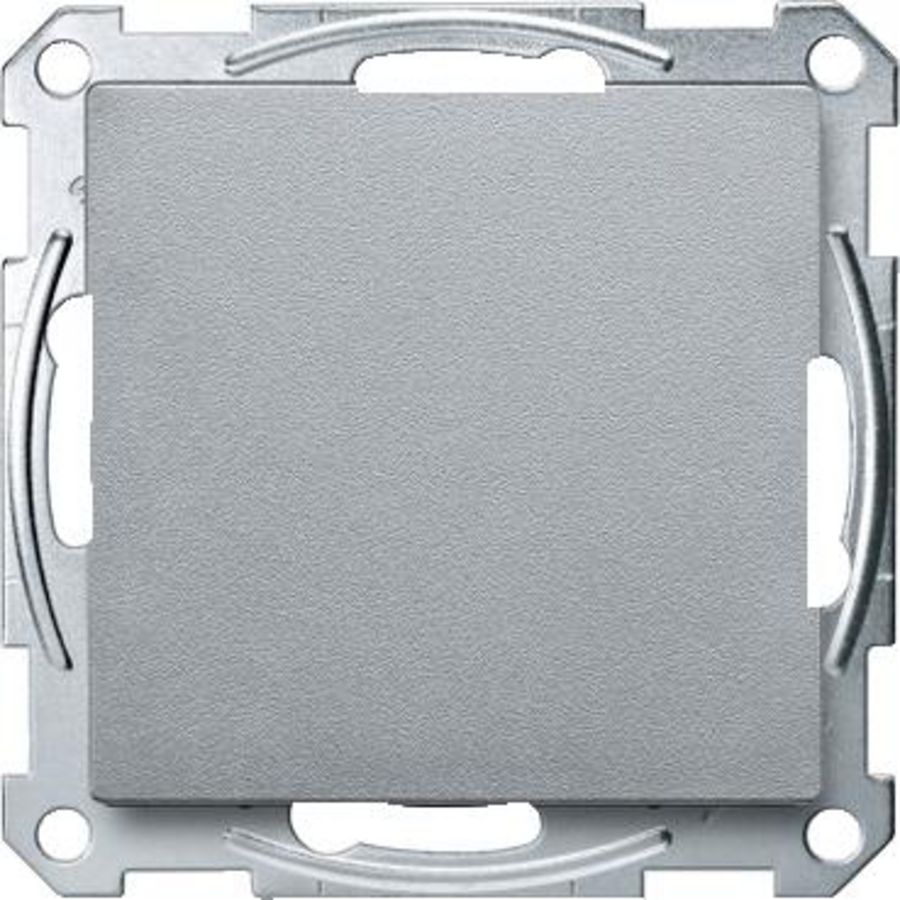 Drukknop Pro T Merten Aluminium Mat Temperatuursenso